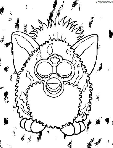 Furby kleurplaat kleurplaten 2054 kleurplaat