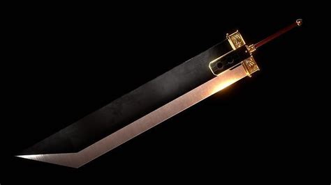 Final Fantasy Vii Zack Buster Sword 3d Model Cgtrader
