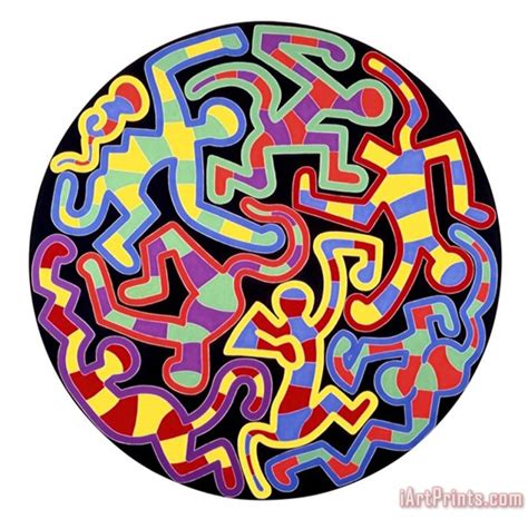 Looking for a good deal on monkey puzzle? Keith Haring Monkey Puzzle 1988 painting - Monkey Puzzle ...
