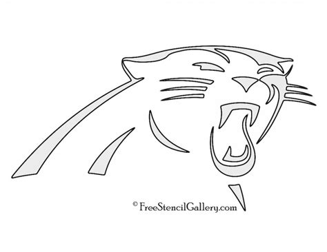 Nfl Carolina Panthers Stencil Free Stencil Gallery