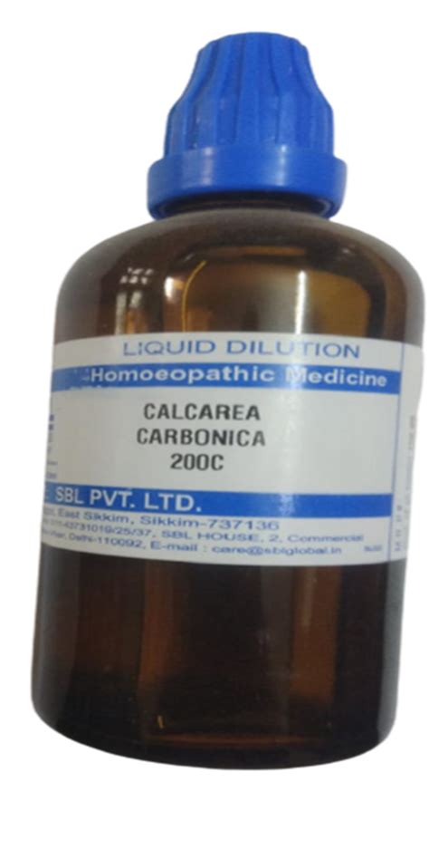 Buy Sbl Homeopathy Calcarea Carbonica Dilution Online At Low Price