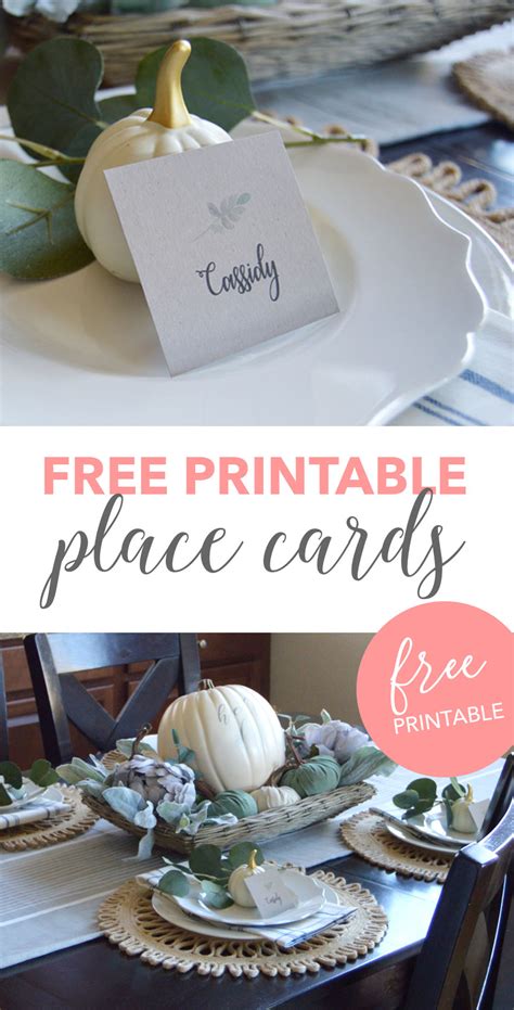 Maybe you would like to learn more about one of these? Printable Place Cards - A Heart Filled Home | DIY & Home Decor