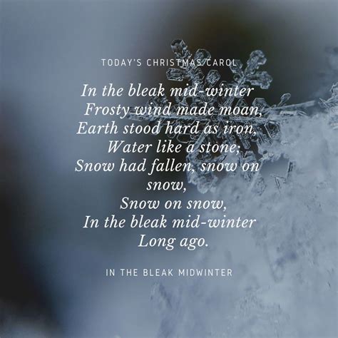 Mid Winter Poems