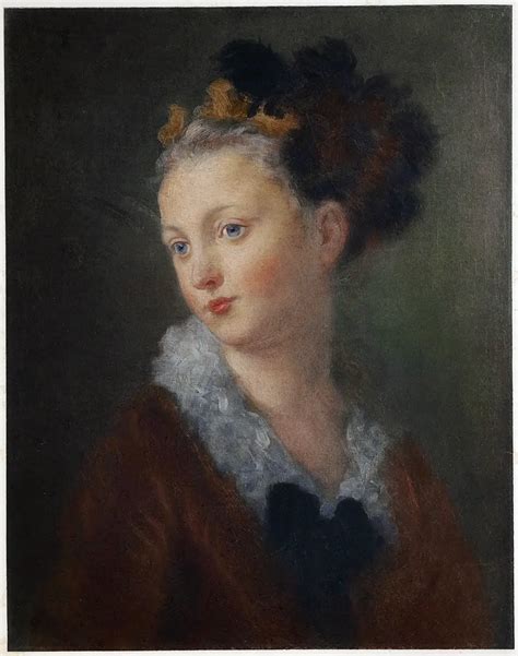 Portrait Of A Lady By Jean Honoré Fragonard