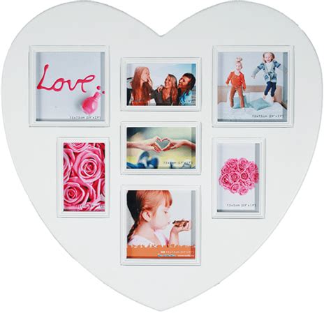 Download Heart Shaped Collage Photo Frame