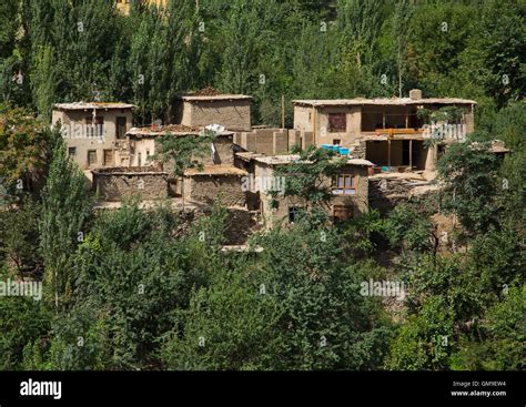 Adobe Houses In A Small Village Badakhshan Province Darmadar