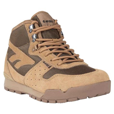 Hi Tec Mens Sierra Lite Mid Hiking Boots Honey Size 13 Honey 13