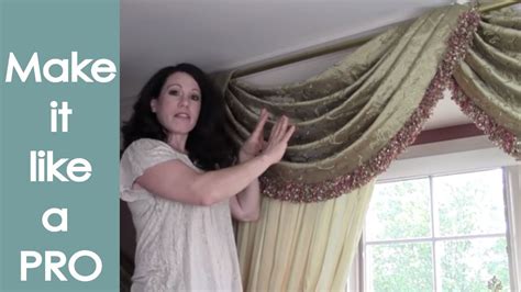 how to make a swag curtain pattern