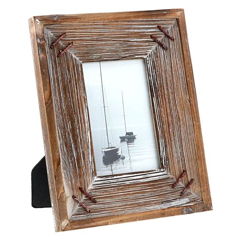 Barnyard Designs Rustic Farmhouse Distressed Picture Frame Unfinished