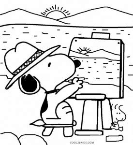 Snoopy coloring pages are a fun way for kids of all ages to develop creativity, concentration, fine motor skills and color recognition. Printable Snoopy Coloring Pages For Kids