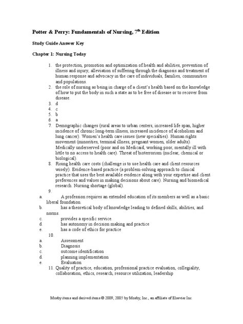 A case study is an excellent study for the college as well as university students. Nursing Study Guide Answer Key | Clinical Trial | Nursing