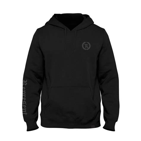 New Black Gang Hoodie Blacked Out Represent Ltd