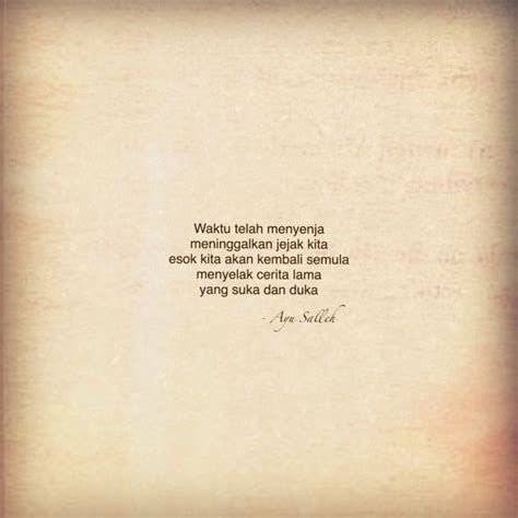 Ini adalah puisi yang saya ringkaskan dan dipetik dari buku sulung. Puisi penuh boleh didapati