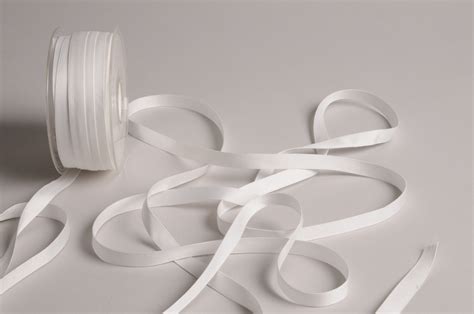 White Satin Ribbon 10mm X 35m