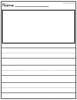 Primary paper lined paper graph paper. FREE Primary Writing Paper by The Kinder Kids | Teachers Pay Teachers
