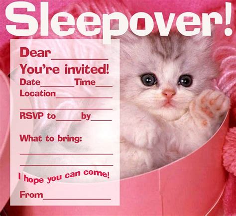 It features perfect alignment, bleeds, guidelines, cmyk. 13+ Creative Slumber Party Invitation Templates & Designs ...