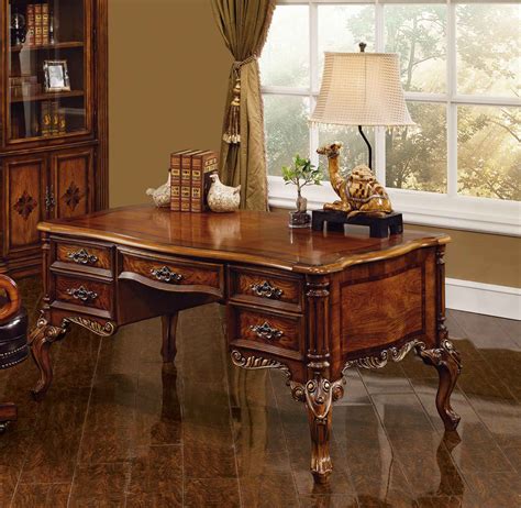 Antique executive desk are usually made with woods that have a rich and costly appearance such as cherry, oak, walnut or ash. Exeter Executive Desk - Desk - Home Office