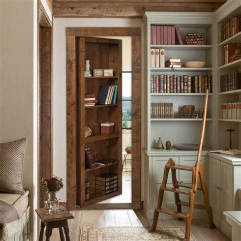 Door Bookshelves And Hidden Bookcase Storage