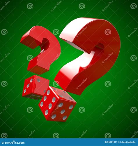 Dice Stock Illustration Illustration Of Question Answer 26921811