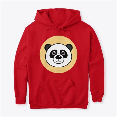 Panda Hoodie Cute Panda Bear Hoodies Unisex Panda Hoodies Etsy
