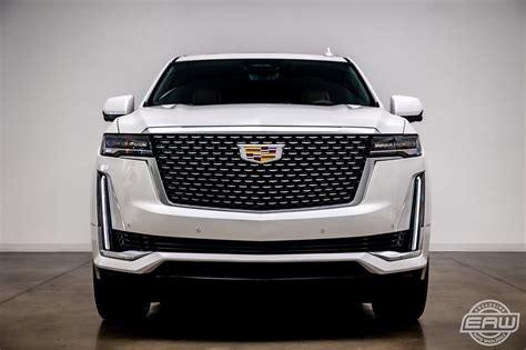 2022 Cadillac Escalade Esv Premium Luxury 50 Miles Crystal White