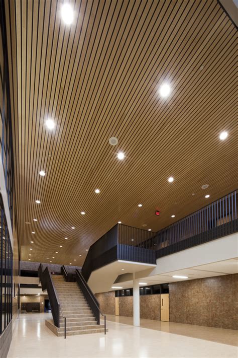 Metal Ceilings Woodwright Box Series Interior From Hunter Douglas