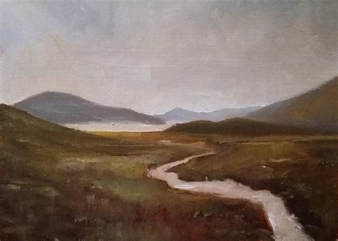 Scottish Highlands Painting By Brian Burns Fine Art America