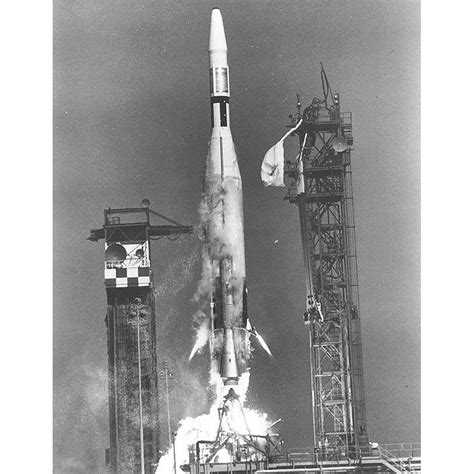 Atlas Agena B Launch Of Ranger Iv From Pad 1223 April 1962 20 Inch By