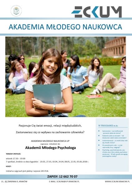 Akademia Młodego Psychologa Kraków Czas Dzieci