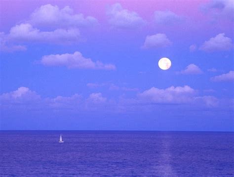 720p Free Download Enchanted Evening With Full Moon Moon Beaches