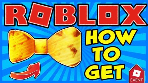 Event How To Get The Diy Cardboard Bow Tie In Roblox Bloxys Event