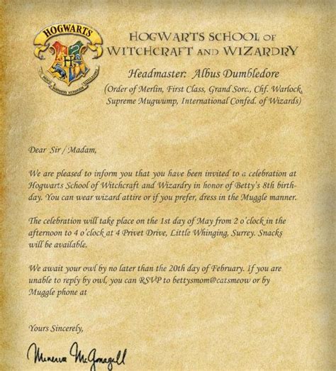 15 hogwarts brief vorlage word. Carta De Hogwarts Pdf EspaÃ±ol - About Quotes g