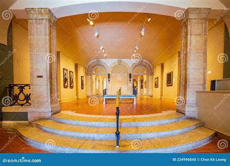 Interior View of the Main Building of Philbrook Museum of Art Editorial