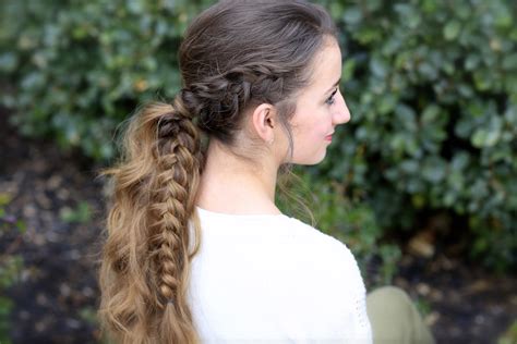 The Viking Braid Ponytail Hairstyles For Sports Cute