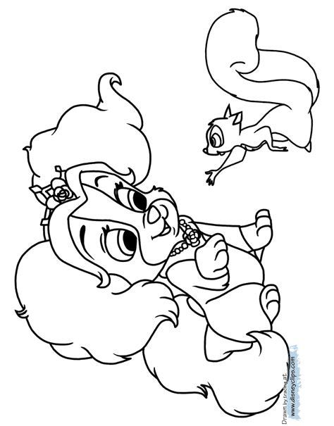 Who is the author of the palace pets? Palace Pets Coloring Pages 3 | Disneyclips.com