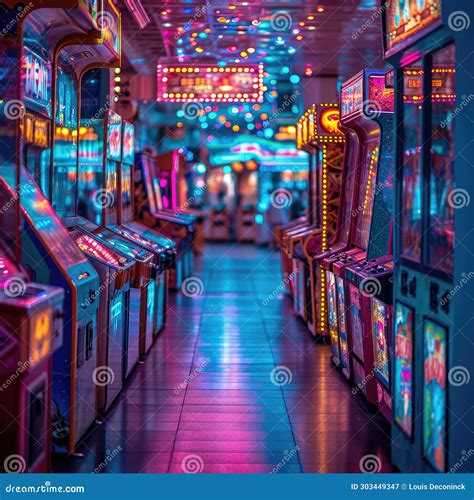Vibrant Retro Arcade stock illustration. Illustration of classic