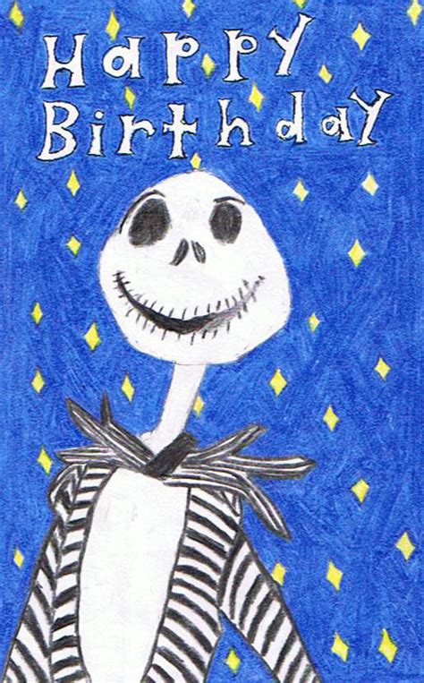 Jack Skellington Birthday Card By Eileenmeierrocks On Deviantart