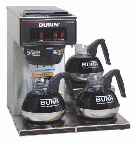 Just the same you can't beat the performance of these machines. BUNN VP17-3 SS Pourover Commercial Coffee Brewer with ...