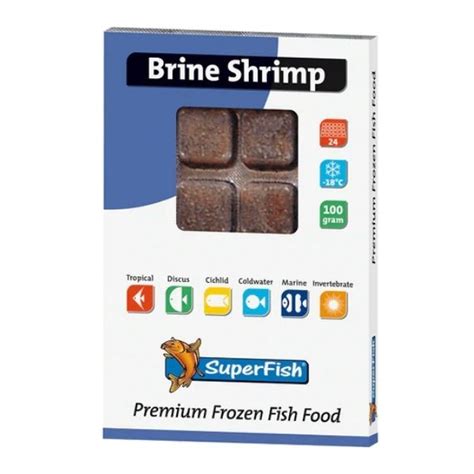 Superfish Brine Shrimp Artemia 100g Fish Food Hugglepets