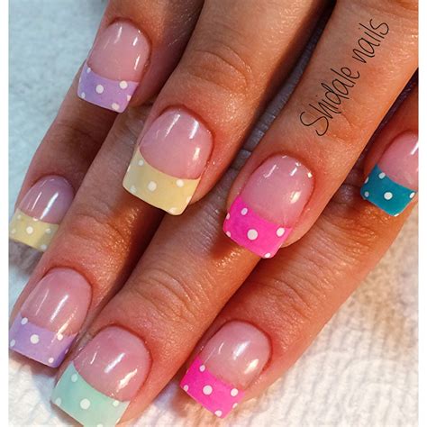 Fun Easter Nails Perfect For Spring Acrylic Colored Nails Easter