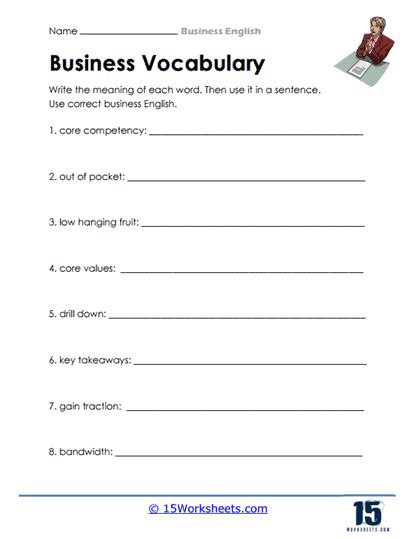Business English Worksheets 15