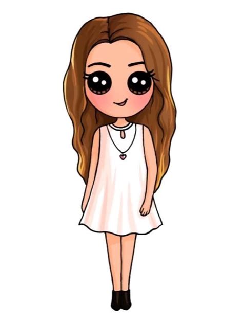 Find this pin and more on kawaii doodles by camila castañeda. Annie leblanc | Kawaii girl drawings, Cute girl drawing ...