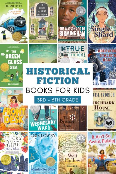 20 Favorite Historical Fiction Books For Kids Everyday Reading