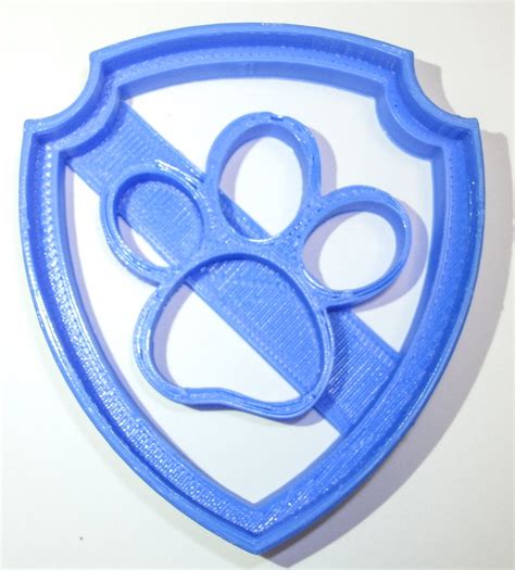Large Ryder Badge Logo Paw Patrol Heroic Pups Cookie Cutter 3d Print