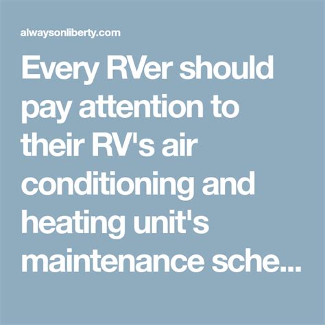 Rv Air Conditioner Vents And Filters Maintenance Always On Liberty