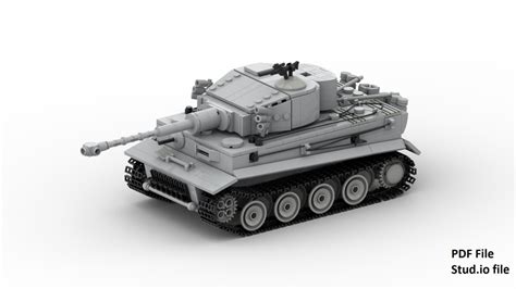 Lego Moc Tiger 1 Pzkpfwtiger Ausf E By Kjviktor Rebrickable