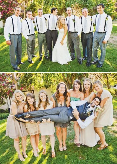 Our wedding photo ideas are here to help you create fairytale wedding photographs and will decorate your wedding album. 21 Creative Wedding Photo Ideas with Bridesmaids and Groomsmen | Deer Pearl Flowers