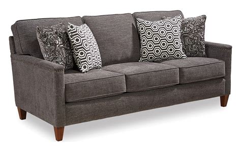 Broyhill Furniture Lawson Contemporary Sofa With Track Arms And