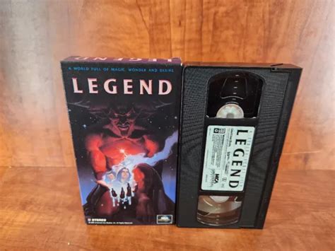 Legend Vhs Video Tom Cruise Mia Sara Tim Curry Ridley Scott Mca Home