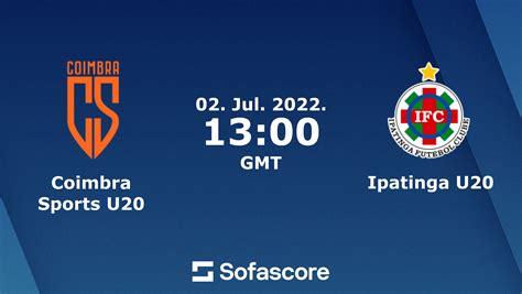 Coimbra Sports U20 Ipatinga U20 比分直播和交战记录和首发阵容 Sofascore